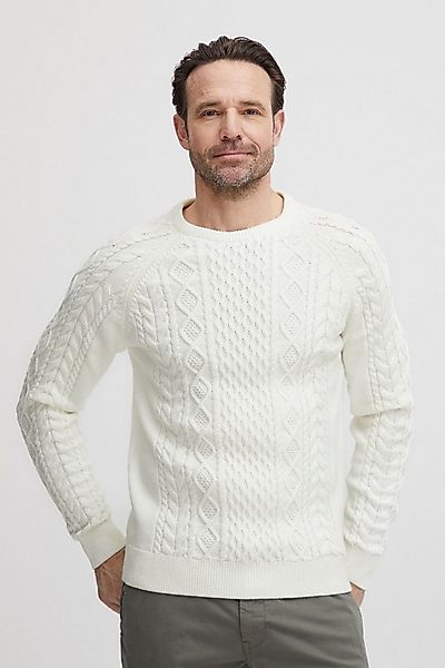 FQ1924 Strickpullover FQKyle Modischer Strickpullover mit Zopfstrick Muster günstig online kaufen