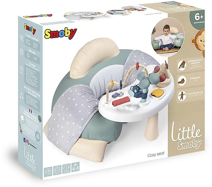 Smoby Lernspielzeug Spielzeug Little Cosy Babysitz mit Activity-Tisch 3in1 günstig online kaufen