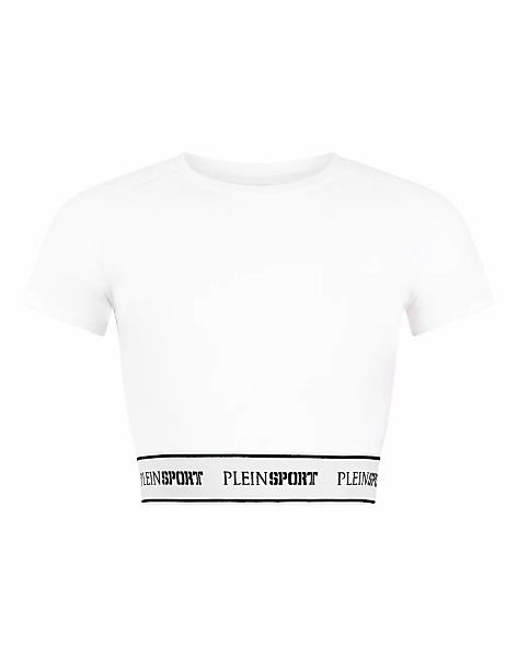 PLEIN SPORT T-Shirt "Fleece Cropped T-Shirt" günstig online kaufen