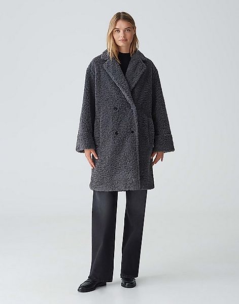 OPUS Langmantel Teddymantel HONISE Loose im Oversize Look günstig online kaufen
