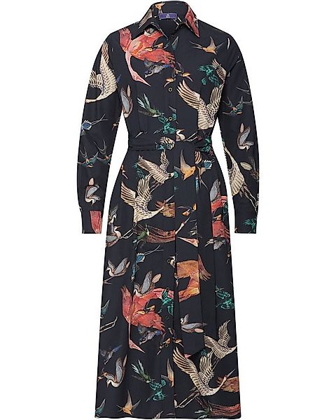 Brigitte von Schönfels Midikleid Hemdblusenkleid mit Vogelmotiven günstig online kaufen