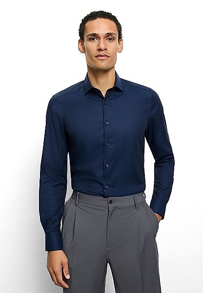 OLYMP Langarmhemd Level 5 Businesshemd, body fit, Royal-Kentkragen, unifarb günstig online kaufen