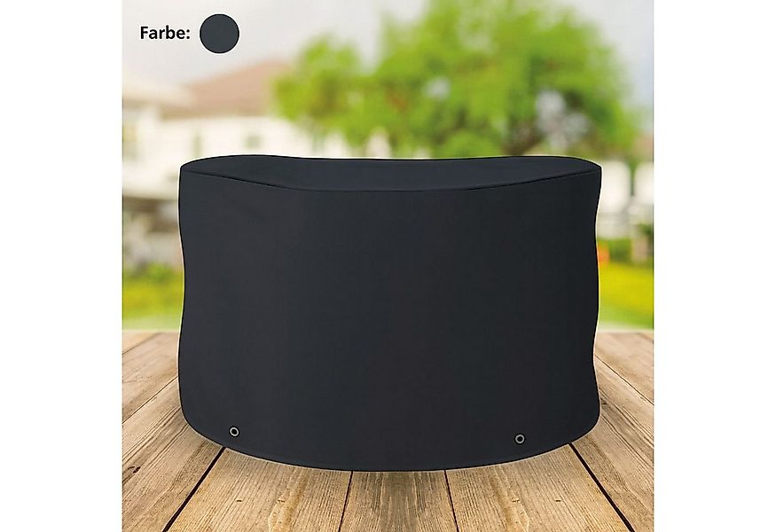 BURI Schutzplane Abdeckhaube anthrazit für Rundtisch 120x75cm Schutzhülle A günstig online kaufen