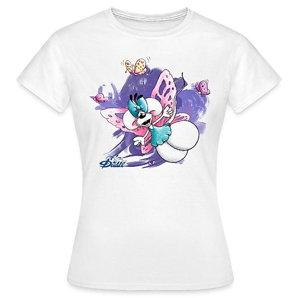 Spreadshirt T-Shirt Diddl Diddlina Mit Schmetterlingsflügeln günstig online kaufen