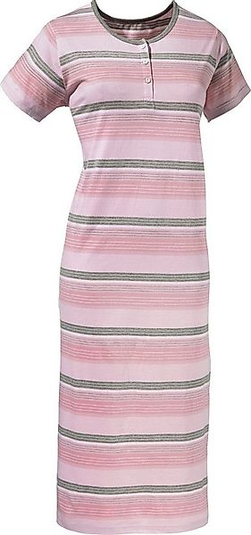 REDBEST Nachthemd Damen-Nachthemd Single-Jersey Streifen günstig online kaufen