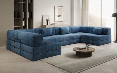 Luxusbetten24 Sofa Designer Sofa Lazy U, günstig online kaufen