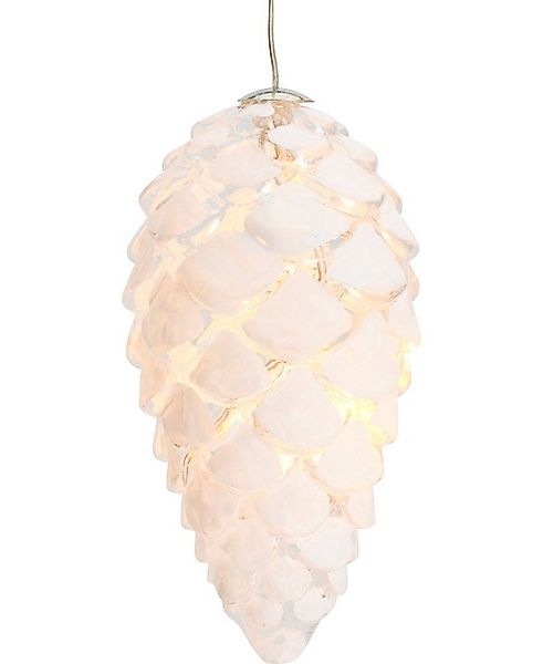 Sirius Home A/S LED Dekolicht Leuchtanhänger Glaszapfen Celina Cone weiß, L günstig online kaufen