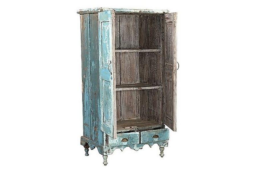 daslagerhaus living Bauernschrank Schrank Vintage blau günstig online kaufen
