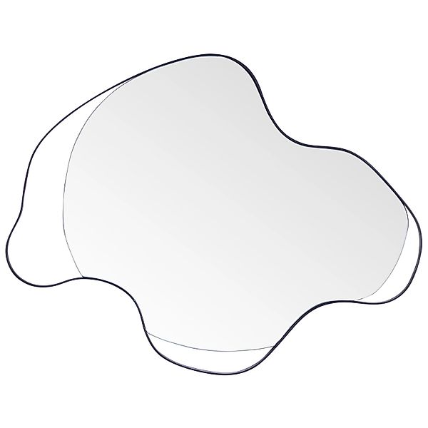 Beliani Wandspiegel MELUN Schwarz 2x77x59 günstig online kaufen