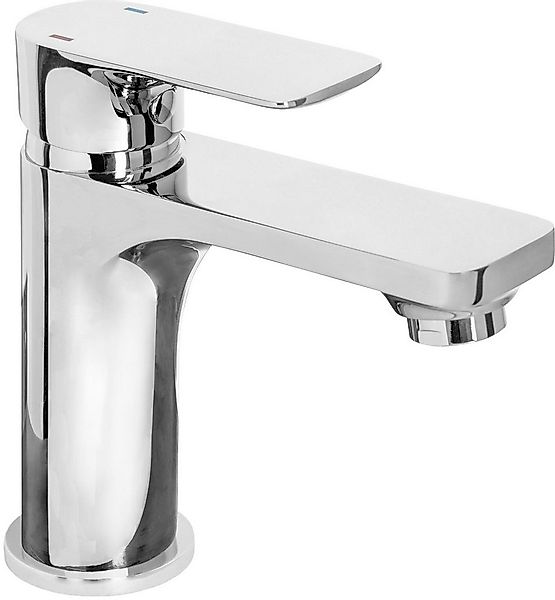 CORNAT Waschtischarmatur Verchromter Messingkörper - Rundes Design - Normal günstig online kaufen