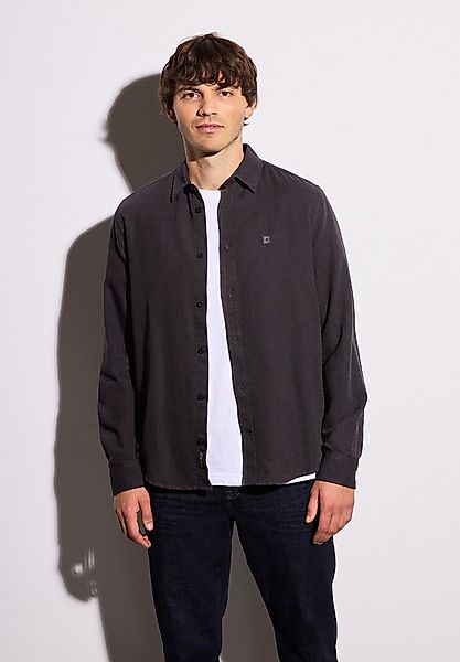 STREET ONE MEN Langarmhemd aus reiner Baumwolle günstig online kaufen