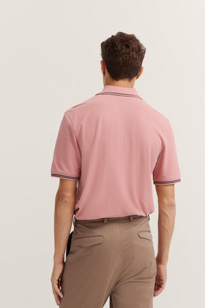 bugatti Poloshirt mit Kontraststreifen und Bruststickerei günstig online kaufen