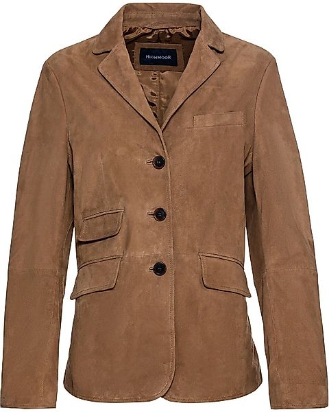 Highmoor Jackenblazer Blazer aus Veloursleder günstig online kaufen