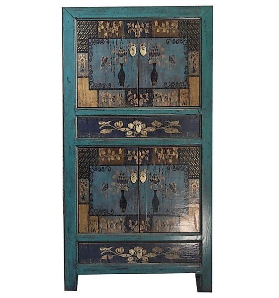 OPIUM OUTLET Kleiderschrank Möbel Asia Vintage Schrank chinesisch (Wohnzimm günstig online kaufen