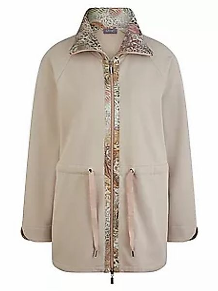 Lange Sweatjacke Peter Hahn beige günstig online kaufen