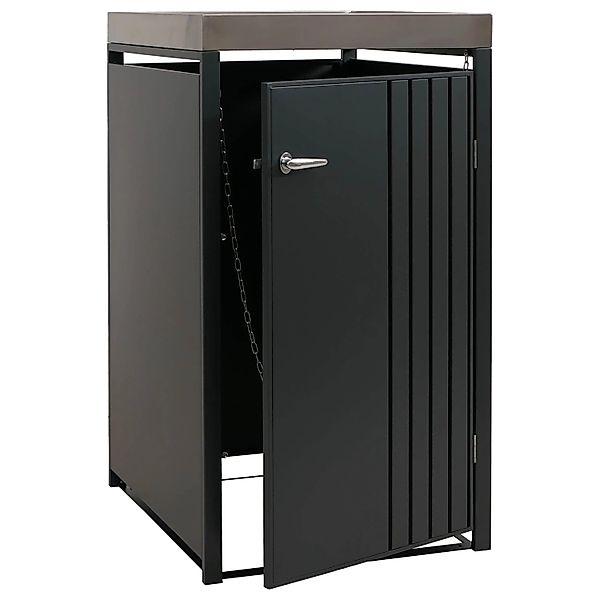 Proregal 1er-Mülltonnenverkleidung Mit Pflanzkasten HxBxT 125x68x84 cm Anth günstig online kaufen