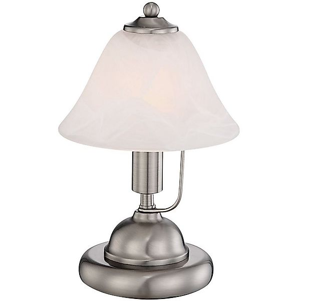GLOBO LIGHTING Tischleuchte, Tischleuchte mit Touchdimmer Tischlampe Nickel günstig online kaufen