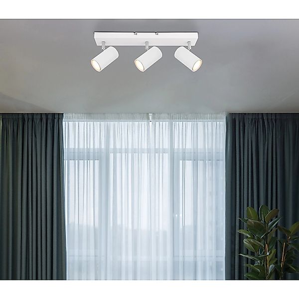Globo Lighting Deckenstrahler   ¦ weiß ¦ Maße (cm): B: 41 H: 12 T: 6.0 Lamp günstig online kaufen