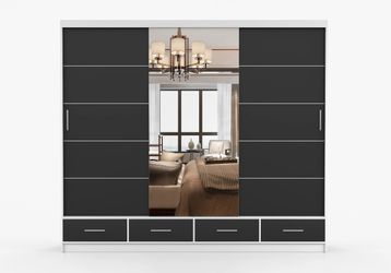 imoebel24 Schwebetürenschrank FLORENCE 250 cm - günstig online kaufen