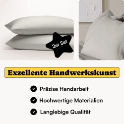 Seralino Kissenbezüge Mako Satin Kissenbezug (100% günstig online kaufen