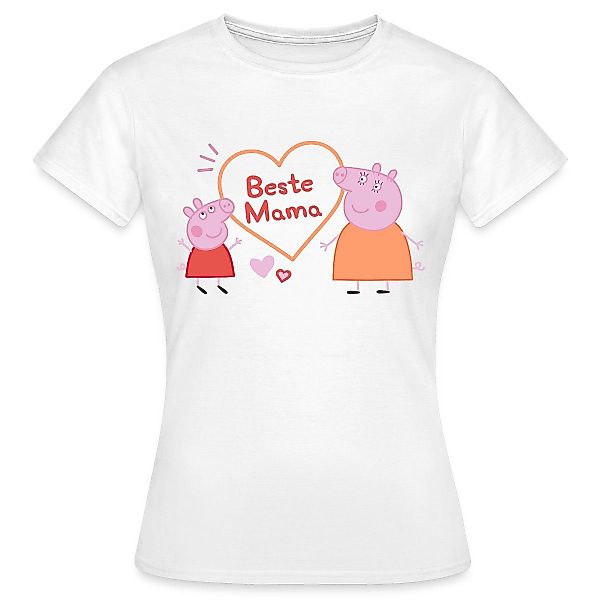 Spreadshirt T-Shirt Peppa Pig Design Beste günstig online kaufen