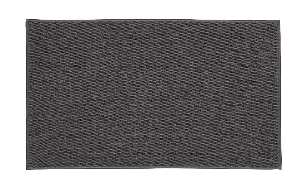 como Badteppich  Chunky ¦ grau ¦ 100% Baumwolle ¦ Maße (cm): B: 60 Badtexti günstig online kaufen