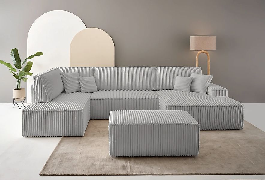 OTTO home Wohnlandschaft "FINNLEY U-Form XXL 329 cm - OTTO. Verlässliche Qu günstig online kaufen