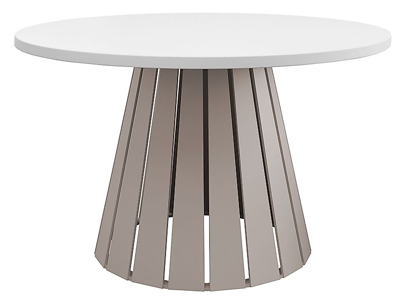 MIRJAN24 Couchtisch Circolo Cashmere, 75x75x43 cm, Rund, Gestell aus Stahl günstig online kaufen