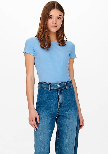 ONLY Rundhalsshirt "ONLEMMA S/S SHORT TOP NOOS JRS", Rundhals, modisch, reg günstig online kaufen