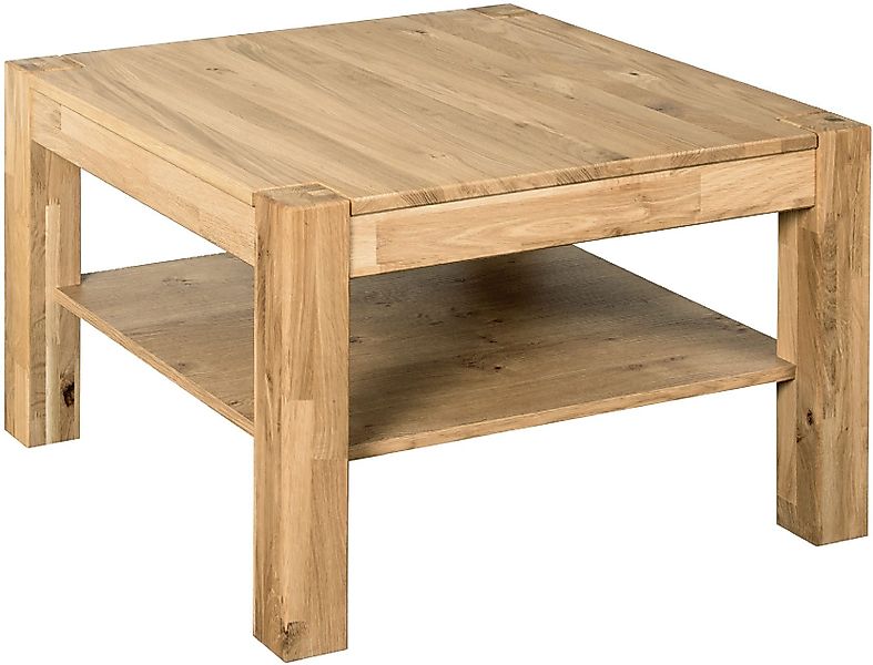 VOGL Möbelfabrik Couchtisch "Toronto", in 2 Größe, mit Ablageboden, teilmas günstig online kaufen