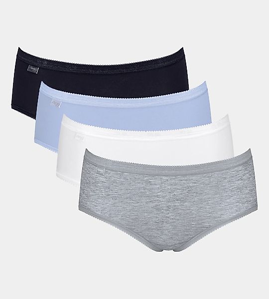 sloggi Midislip "Basic+" 4er Pack, weiche Nähte, bequem, feminin günstig online kaufen