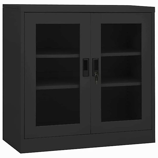 Büroschrank Anthrazit 90x40x90 Cm Stahl günstig online kaufen