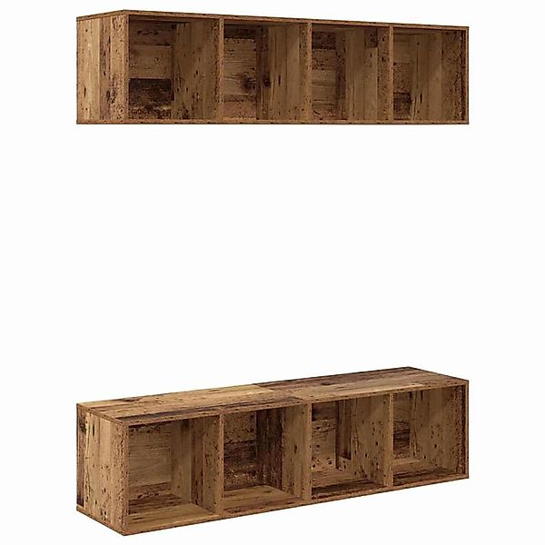vidaXL TV-Schrank-Set 2-Tlg Altholz 37 x 37 x 142,5 cm Holzwerkstoff 339352 günstig online kaufen