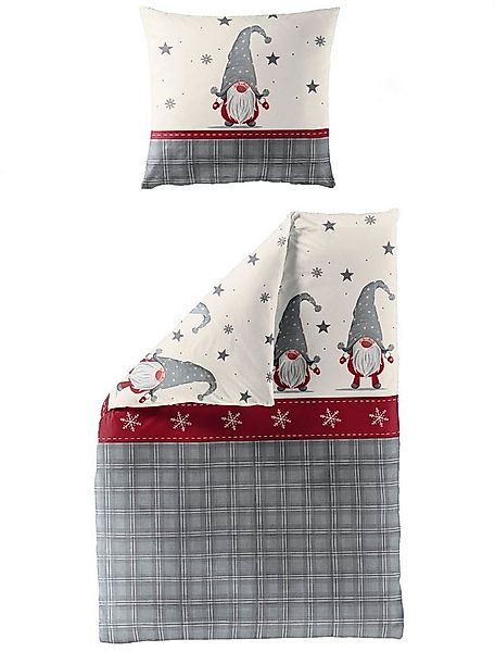 BIERBAUM Bettwäsche Wichtel, Biber, 2 teilig, 100 % Baumwolle, Biber, unter günstig online kaufen