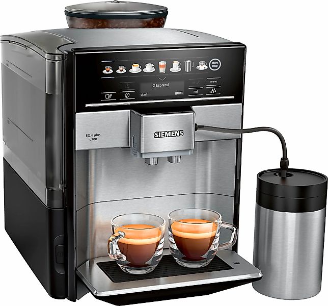 SIEMENS Kaffeevollautomat "EQ6 plus s700 TE657M03DE, viele Kaffeespezialitä günstig online kaufen