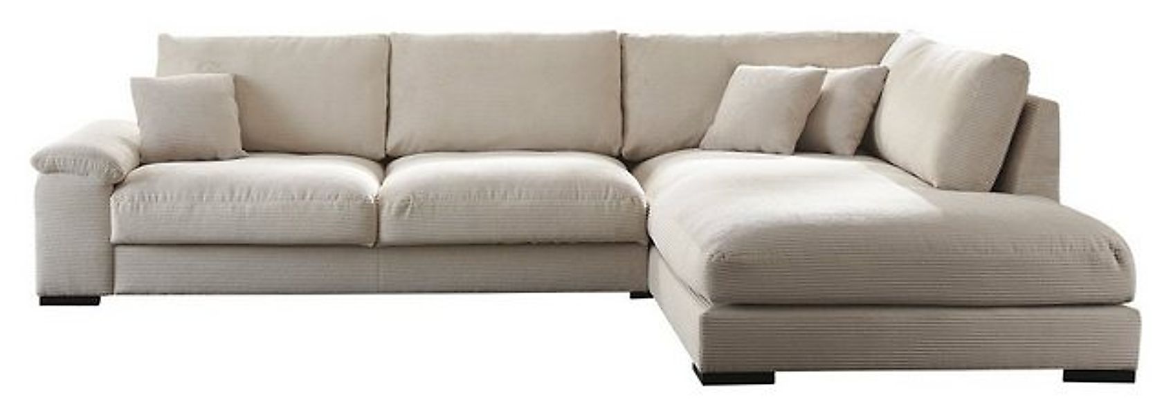 Iwaniccy Sofa ANGEL, B 333 cm, Creme, Cord, Metallfüße, Schaumstoffpolsteru günstig online kaufen