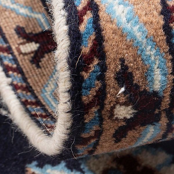 morgenland Orientteppich »Perser - Nain - 133 x 85 cm - dunkelblau«, rechte günstig online kaufen