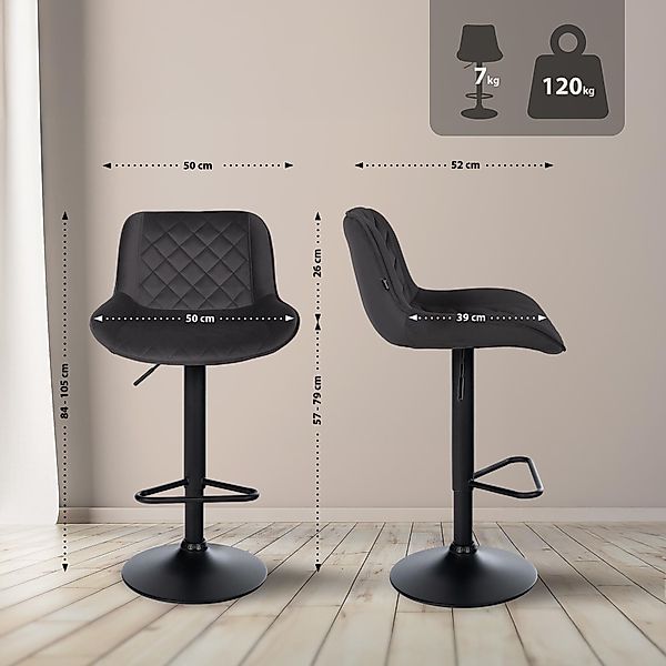 CLP Barhocker Kasson, mit stabilen Metallgestell günstig online kaufen