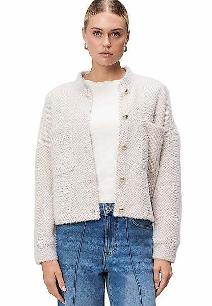 Zero Jackenblazer "zero Damen Sweatblazer strukturiert mit Knopfleiste", Kn günstig online kaufen
