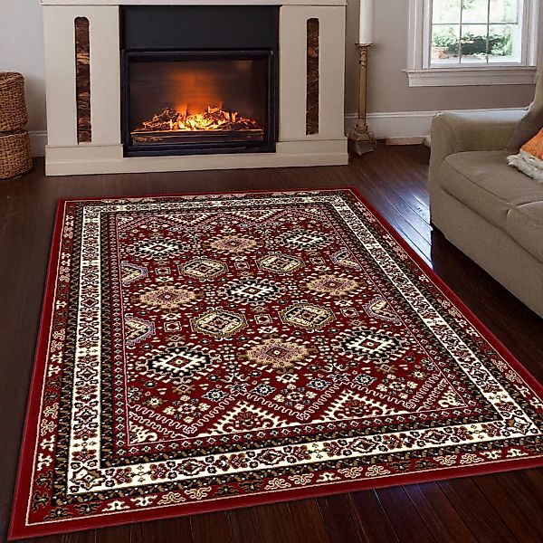 my home "Diantha" rechteckig 7 mm Höhe Orient-Optik, mit Bordüre, Kurzflor, günstig online kaufen