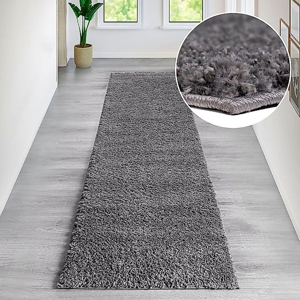 Bruno Banani Läufer Shaggy Soft, rechteckig, günstig online kaufen