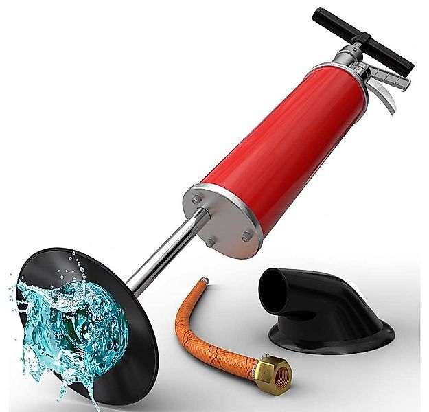 Meisterfaktur Rohrreinigungspumpe XXL [8 Bar] - Abflusspumpe für eine effek günstig online kaufen