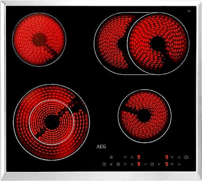 AEG Elektro-Kochfeld »HK634060XB«, mit Bräterzone günstig online kaufen
