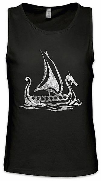 Urban Backwoods Tanktop Viking Ship IV Ärmelloses T-Shirt Drachenboot Runen günstig online kaufen