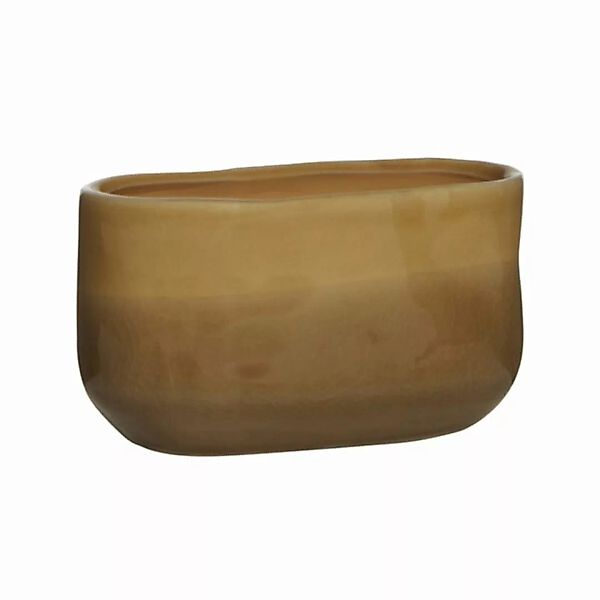 Blumentopf Bowl Amber Keramik günstig online kaufen