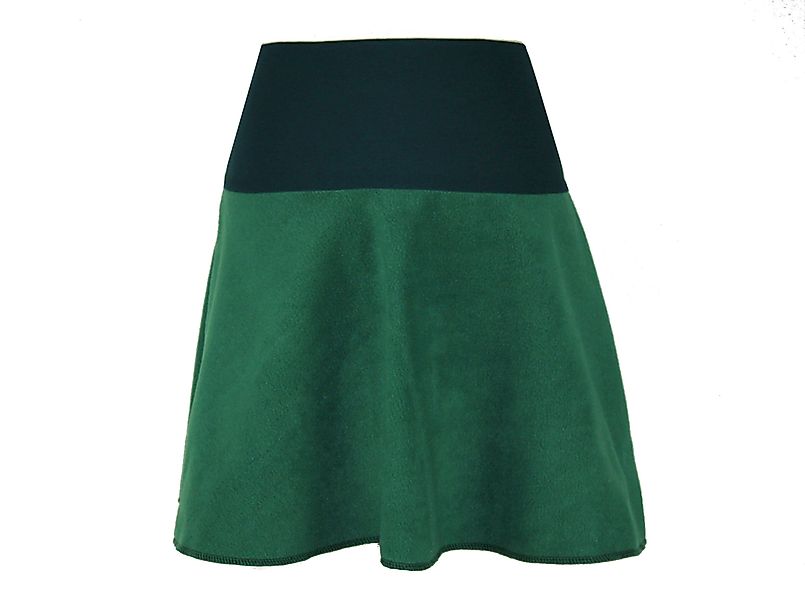 dunkle design Minirock Fleece 45cm Farbwahl günstig online kaufen