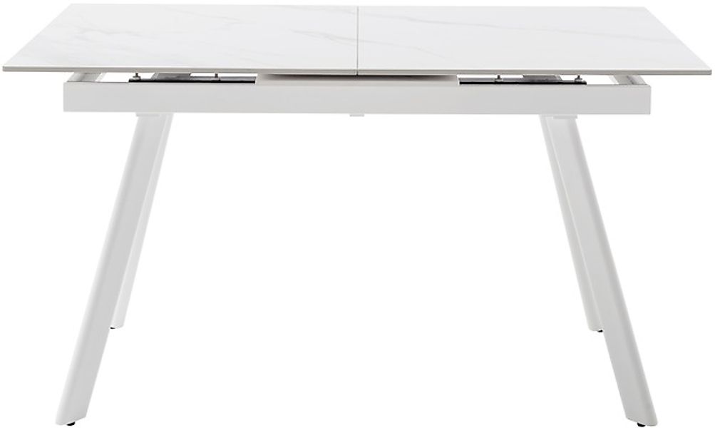 MCA furniture Esstisch »PARENZO Auzugtisch 140-180 cm weiß marmoriert - bis günstig online kaufen