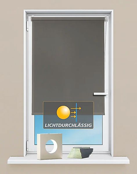Kutti Seitenzugrollo »Seitenzugrollo 'Ida', Lichtschutz, Klemmfix, ohne Boh günstig online kaufen