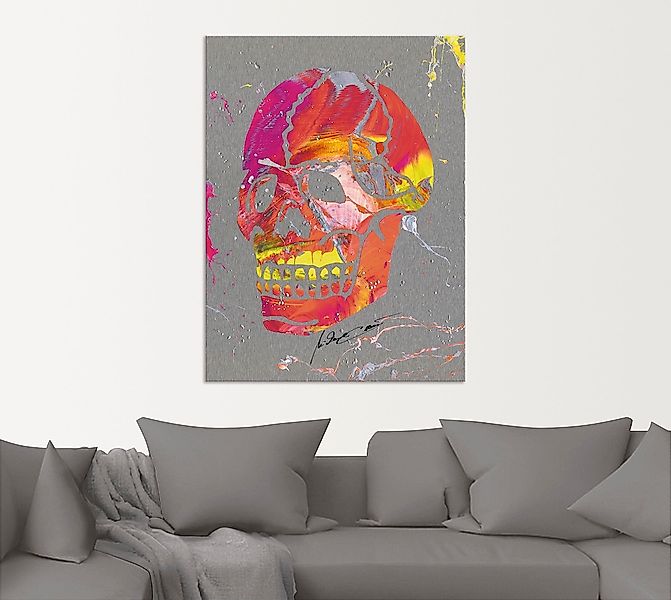 Artland Wandbild »Totenkopf 2«, Körper, (1 St.), als Alubild, Outdoorbild, günstig online kaufen