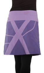 PUREWONDER Wickelrock Damen Rock mit Mandala-Blume günstig online kaufen